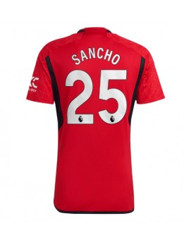 Billige Manchester United Jadon Sancho #25 Hjemmedrakt 2023-24 Kortermet